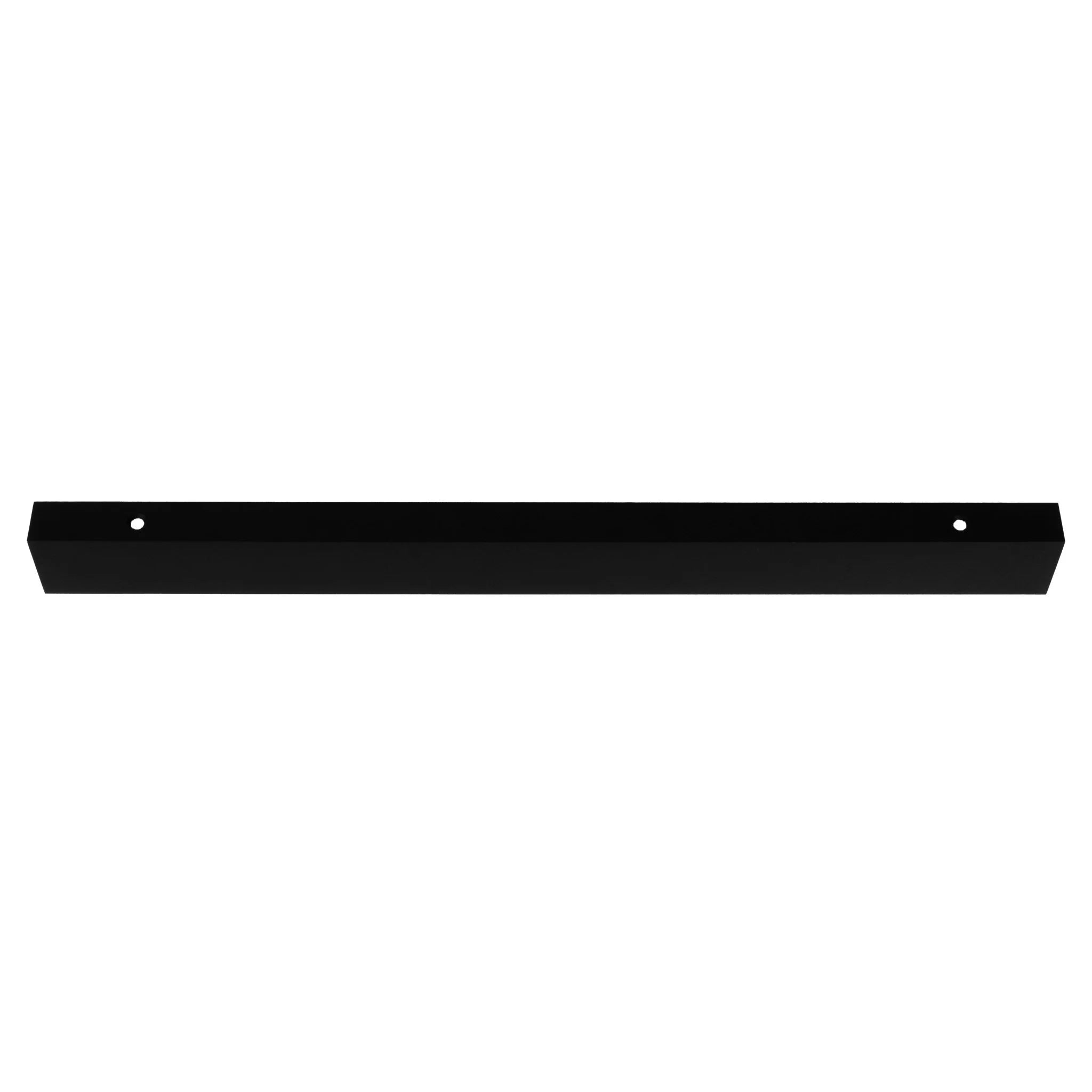 The Mantara AL-0004 Shingle Handle is a modern black aluminum alloy handle with a matte finish, ideal for wardrobes and kitchens.