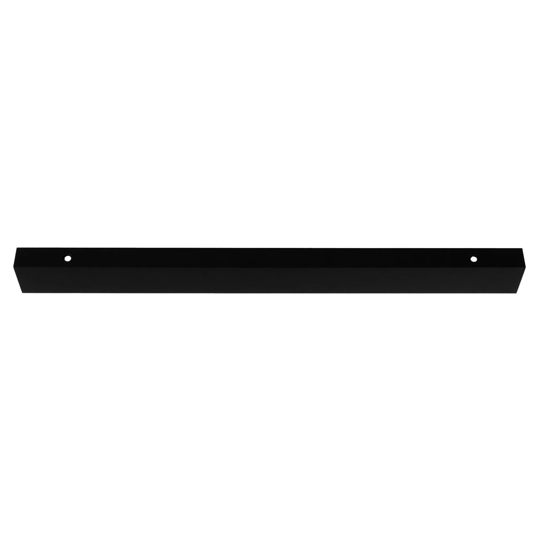 The Mantara AL-0004 Shingle Handle is a modern black aluminum alloy handle with a matte finish, ideal for wardrobes and kitchens.