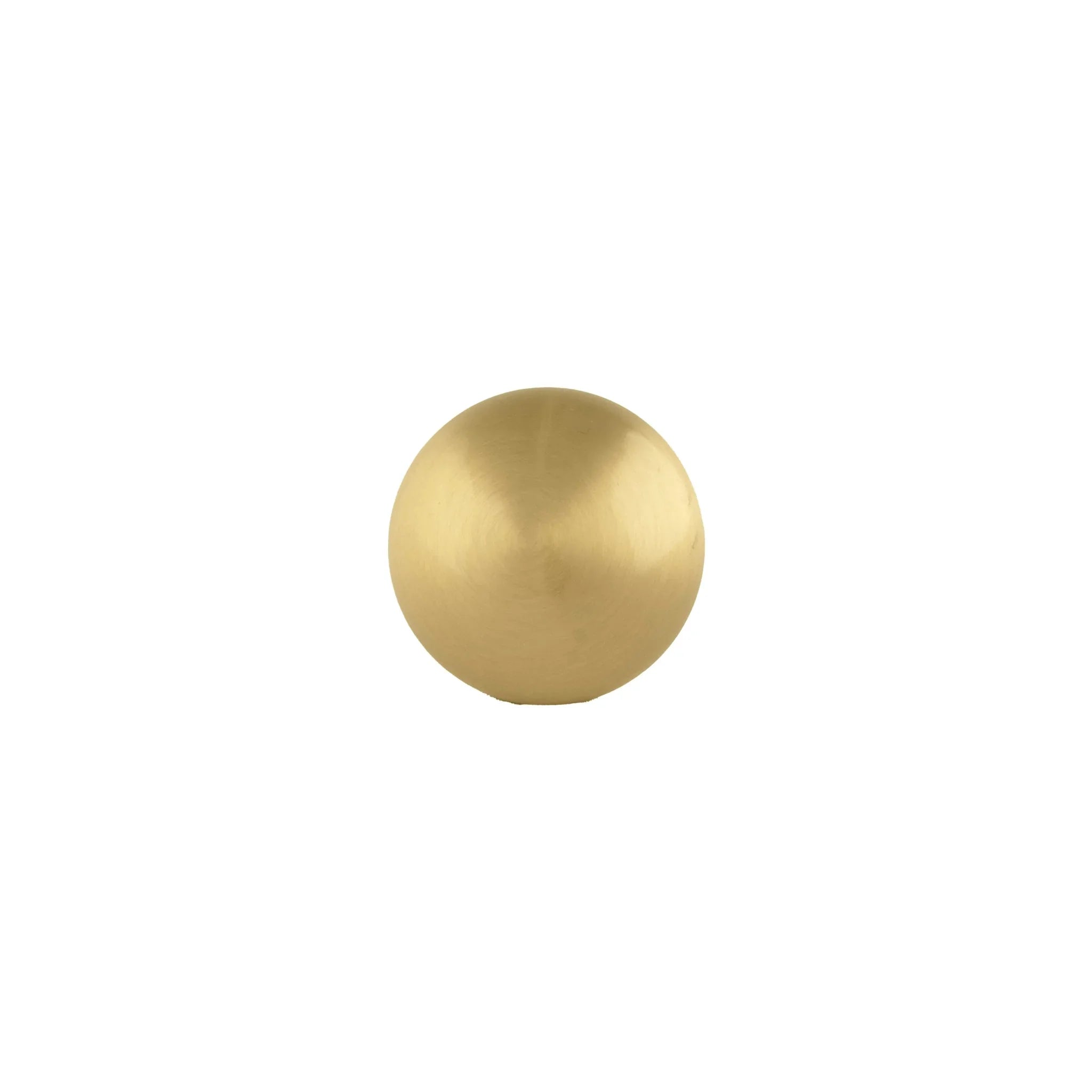 Mantara Shroom Knob B-0100 is a modern solid brass knob in brushed gold, perfect for kitchens, cabinets, and furniture.