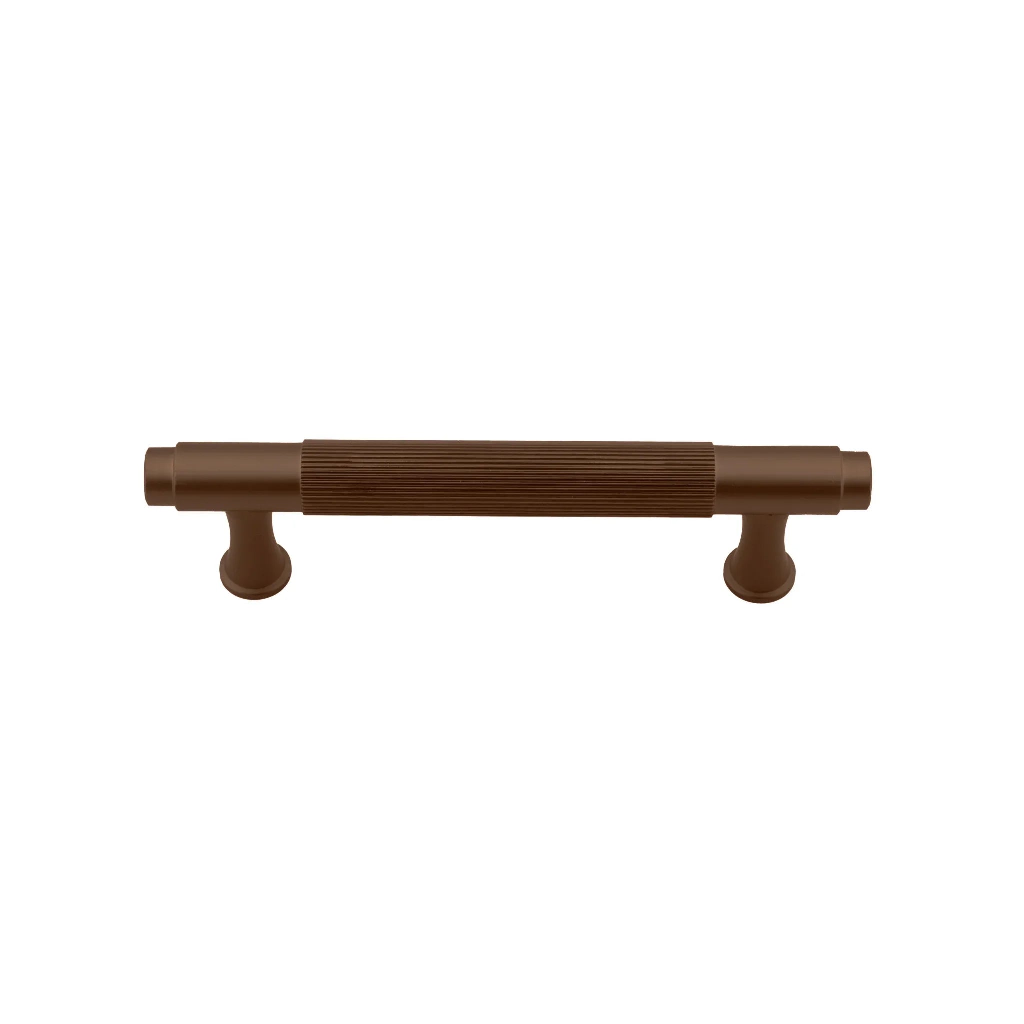 The Mantara AL-0002 Sleek Bar Handle is a modern aluminum alloy handle in rose gold, ideal for cabinets and wardrobes.
