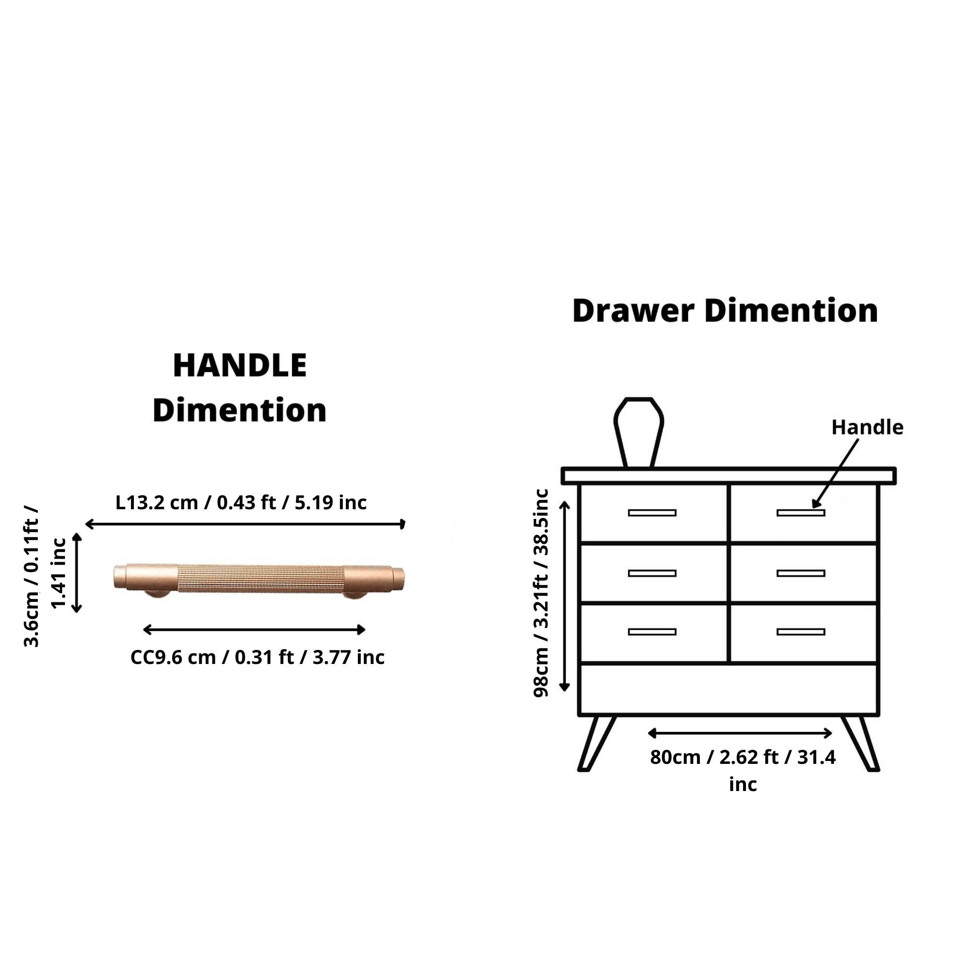 A versatile bar handle in aluminum alloy with matte rose gold or grey finish, Mantara AL-0002 bar handle for cabinets and wardrobes, SKU AL-0002.