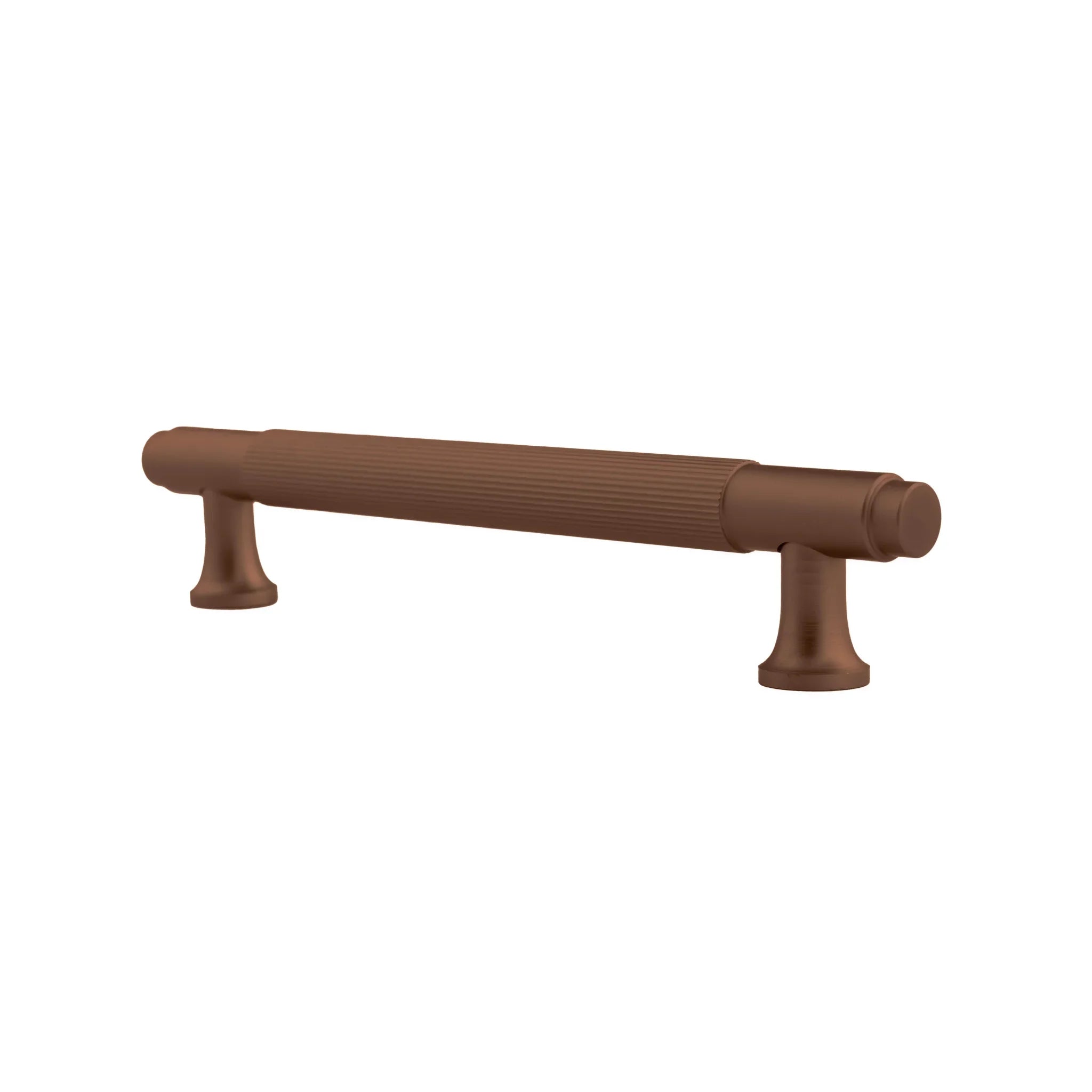 The Mantara AL-0002 Sleek Bar Handle is a modern aluminium alloy handle in rose gold, ideal for cabinets and wardrobes.