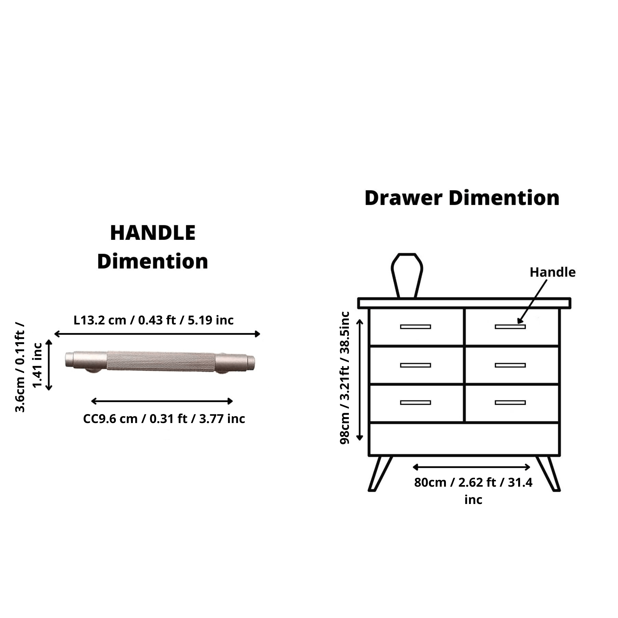A versatile bar handle in aluminum alloy with matte rose gold or grey finish, Mantara AL-0002 bar handle for cabinets and wardrobes, SKU AL-0002.