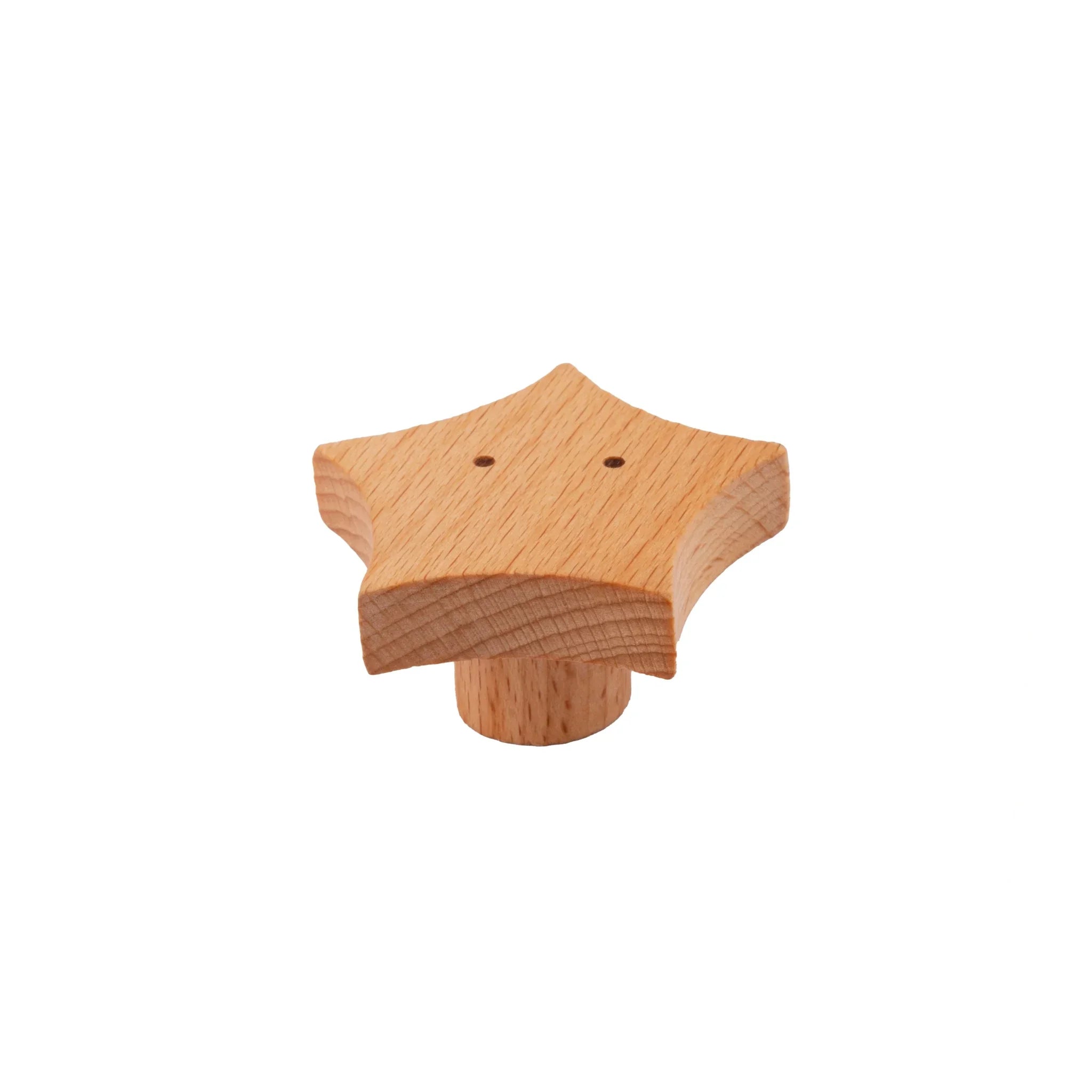 Mantara Starfish Hook W-0024 is a modern beech wooden knob, ideal for kids’ rooms, drawers, and wardrobes.