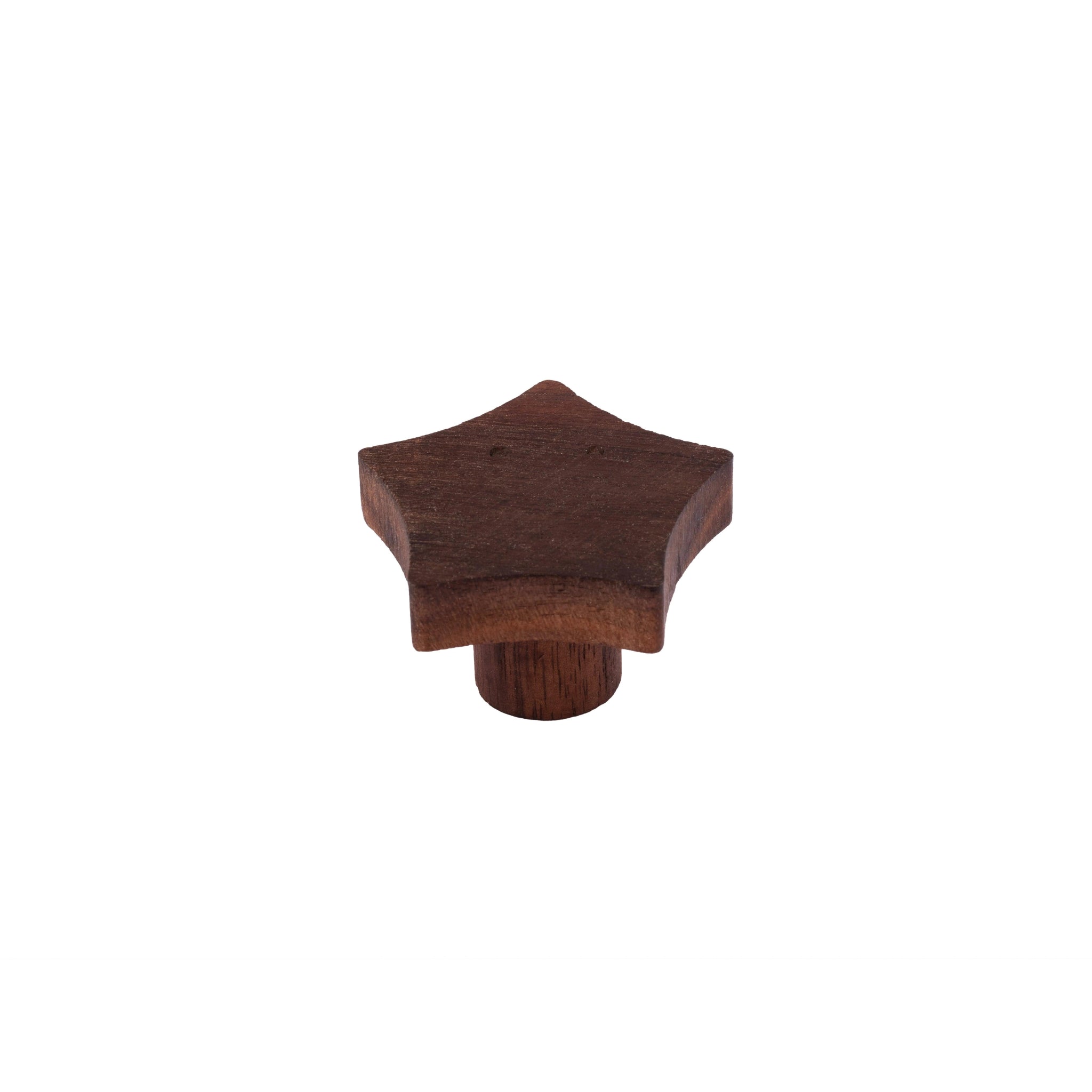 Mantara Starfish Hook W-0024 is a modern walnut wooden knob, ideal for kids’ rooms, drawers, and wardrobes.