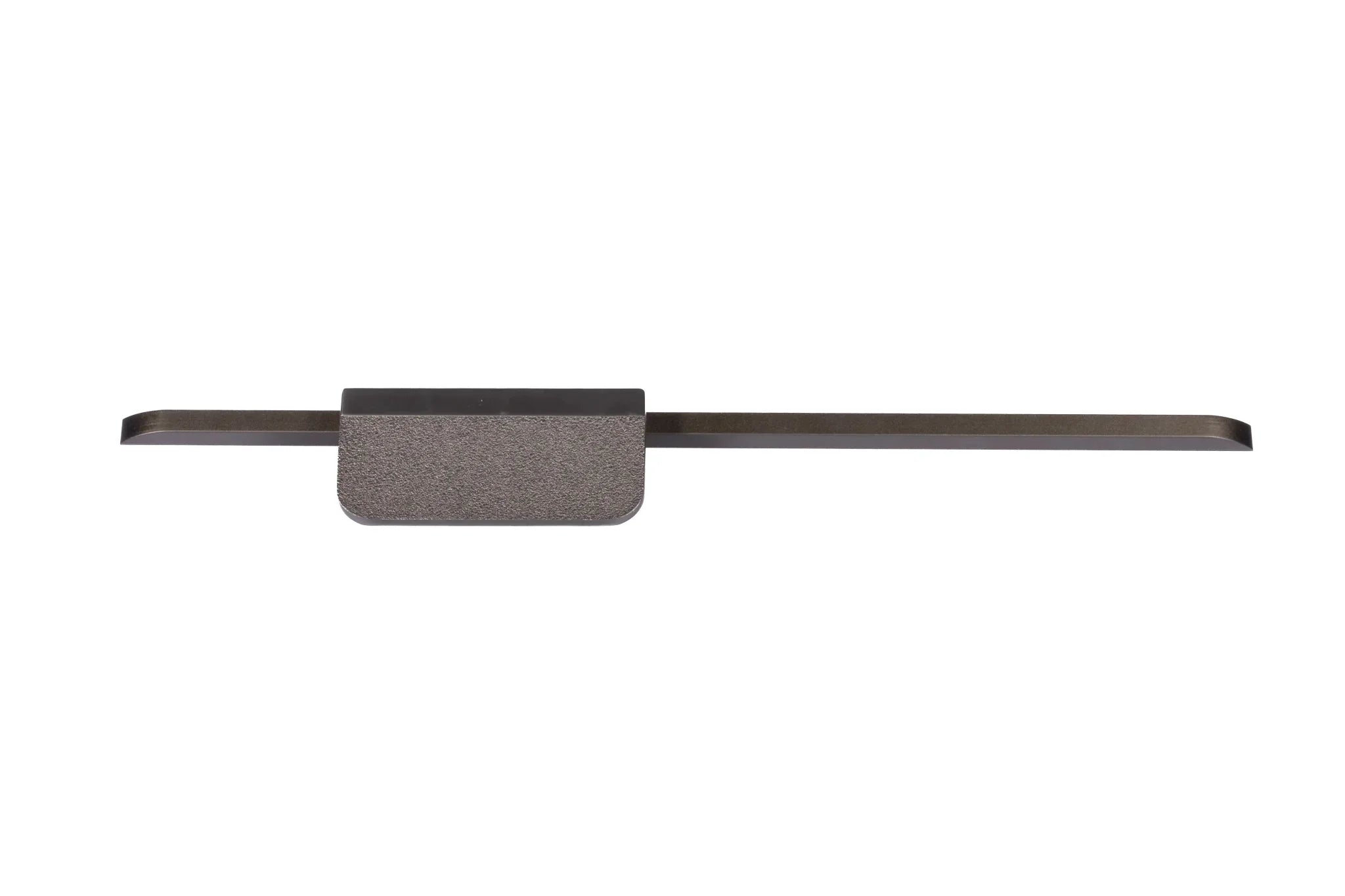 Mantara Talea Handle Z-0032 is a modern zinc handle in brushed black finish, ideal for kitchen and dresser drawers.