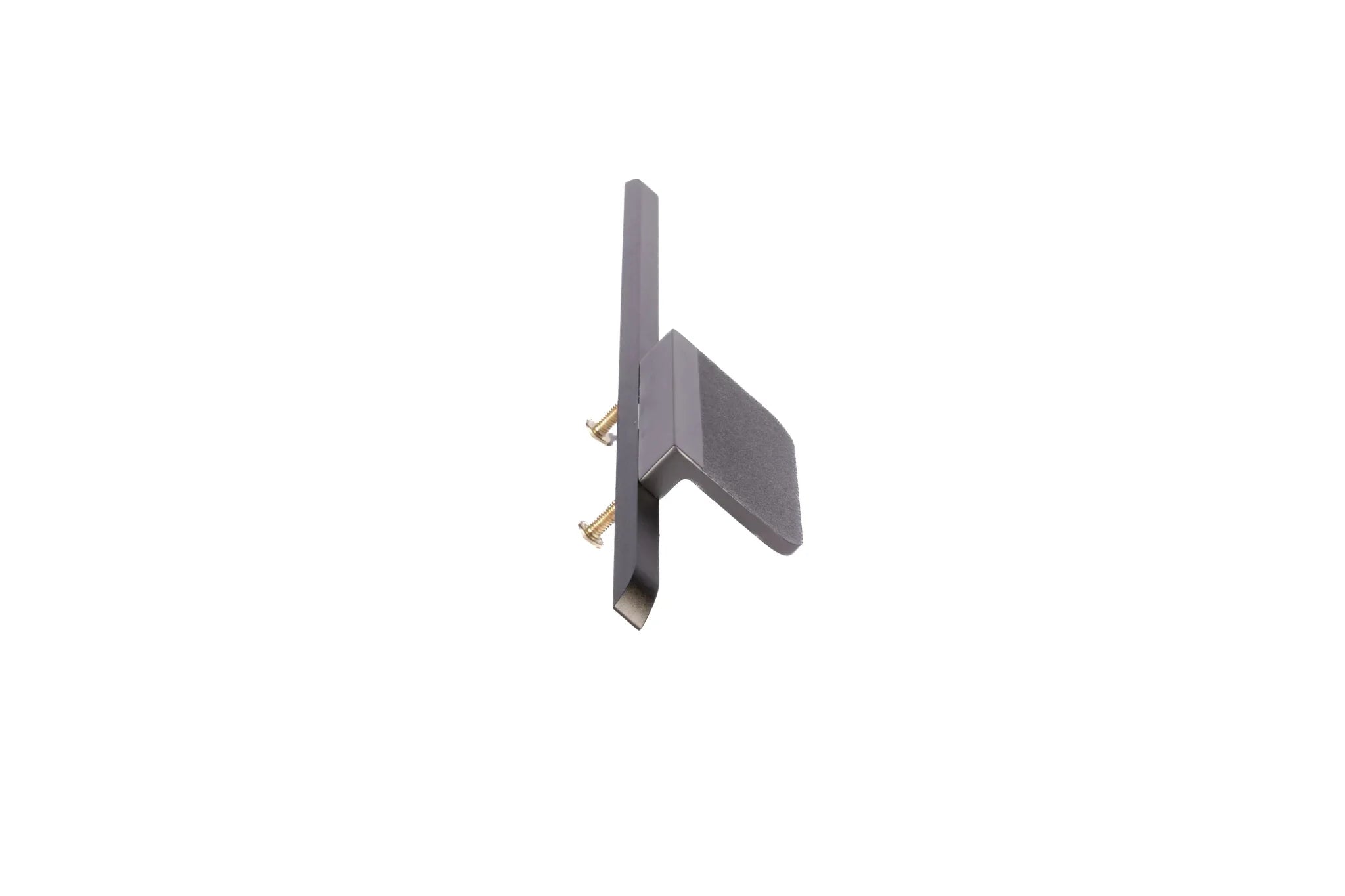 Mantara Talea Handle Z-0032 is a modern zinc handle in brushed black finish, ideal for kitchen and dresser drawers.