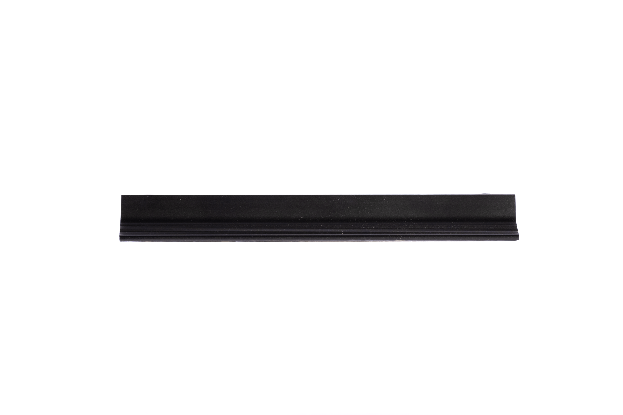 Mantara Tara handle AL-0015, black aluminum cabinet pull, L150mm CC128mm, brushed finish for kitchen drawers