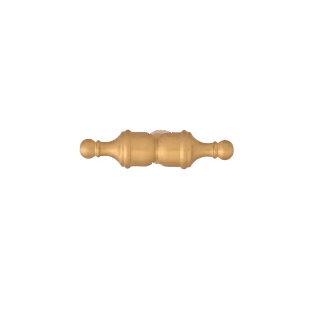 The Mantara B-0129 Thara Handle is a modern brass handle in bronze and gold, ideal for drawers, cabinets, and kitchen furniture.