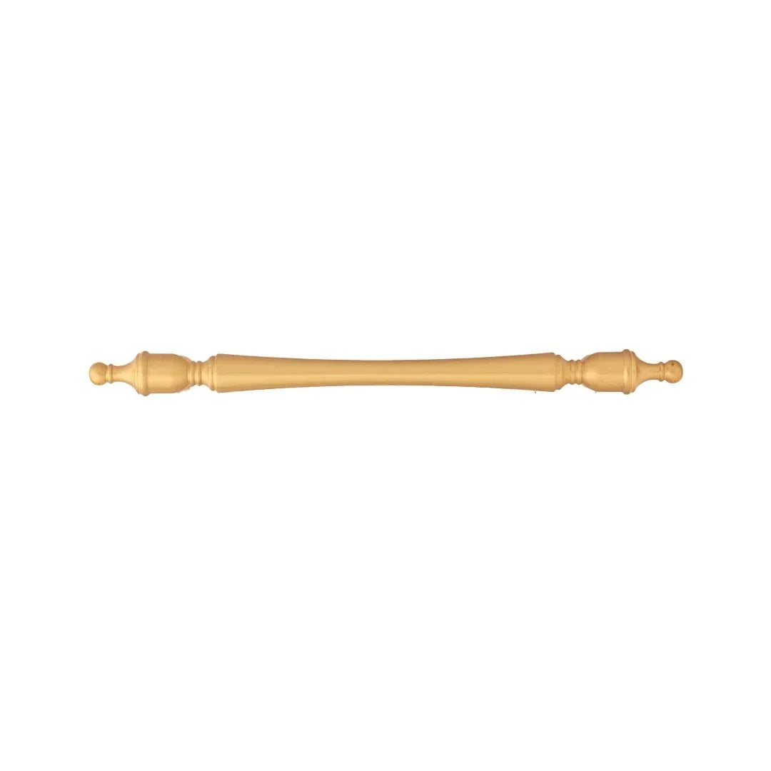 The Mantara B-0129 Thara Handle is a modern brass handle in bronze and gold, ideal for drawers, cabinets, and kitchen furniture.