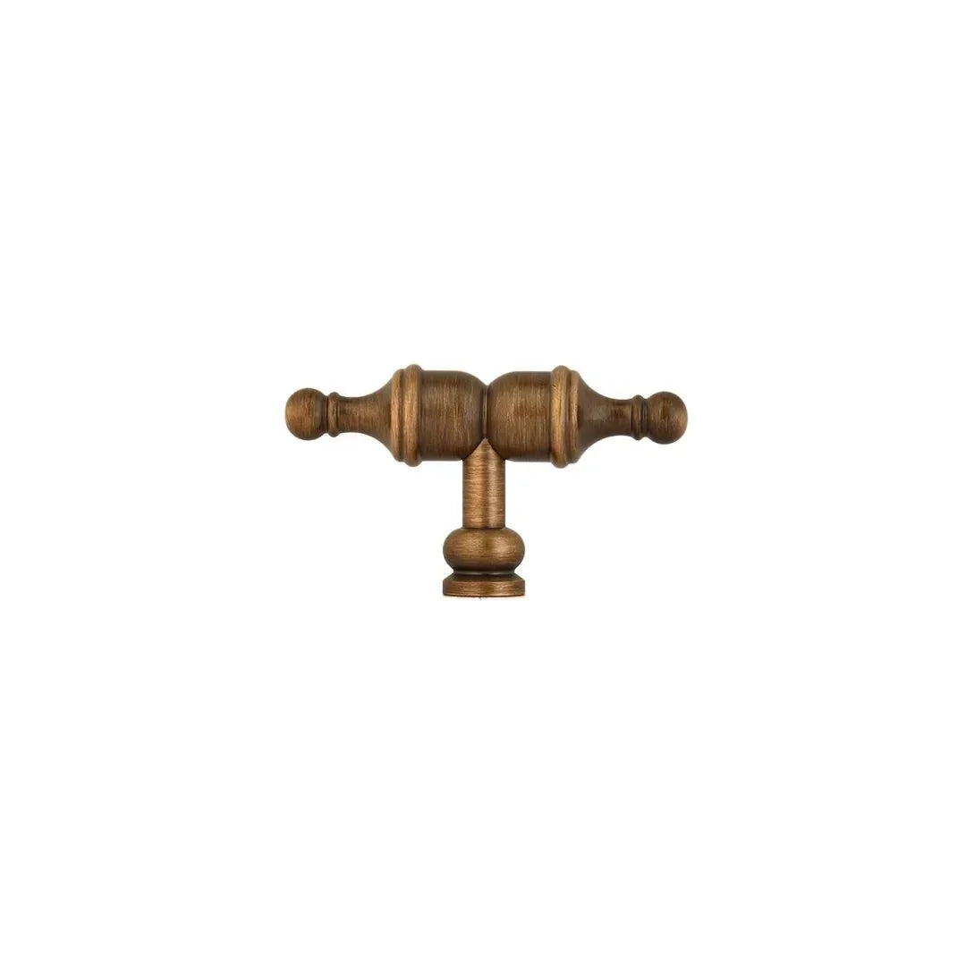 The Mantara B-0129 Thara Handle is a modern brass handle in bronze and gold, ideal for drawers, cabinets, and kitchen furniture.