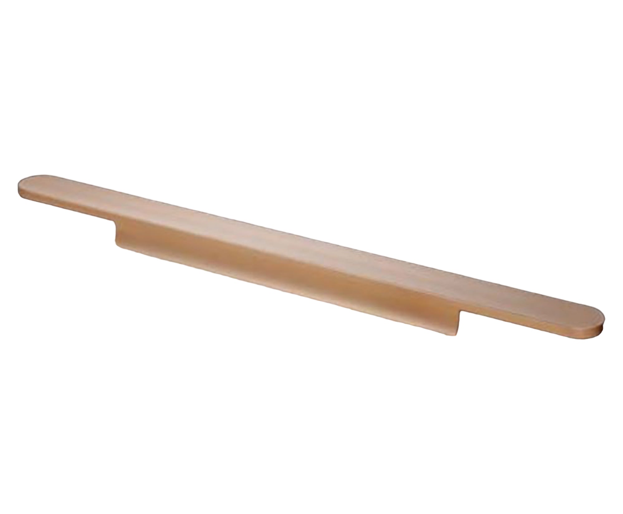 Thea handle AL-0010, gold aluminum, L300mm CC160mm, brushed finish, for wardrobes & cabinets by Mantara