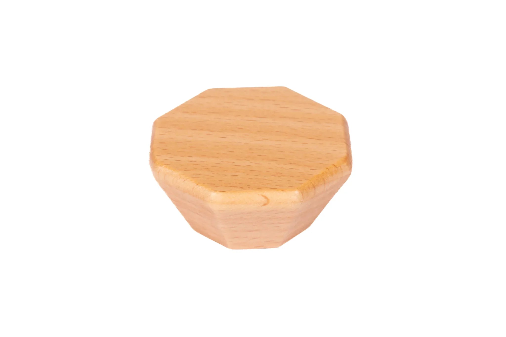 Mantara Thorne Knob W-0056 is a modern beech wood knob with brushed finish, ideal for kitchen and dresser drawers.
