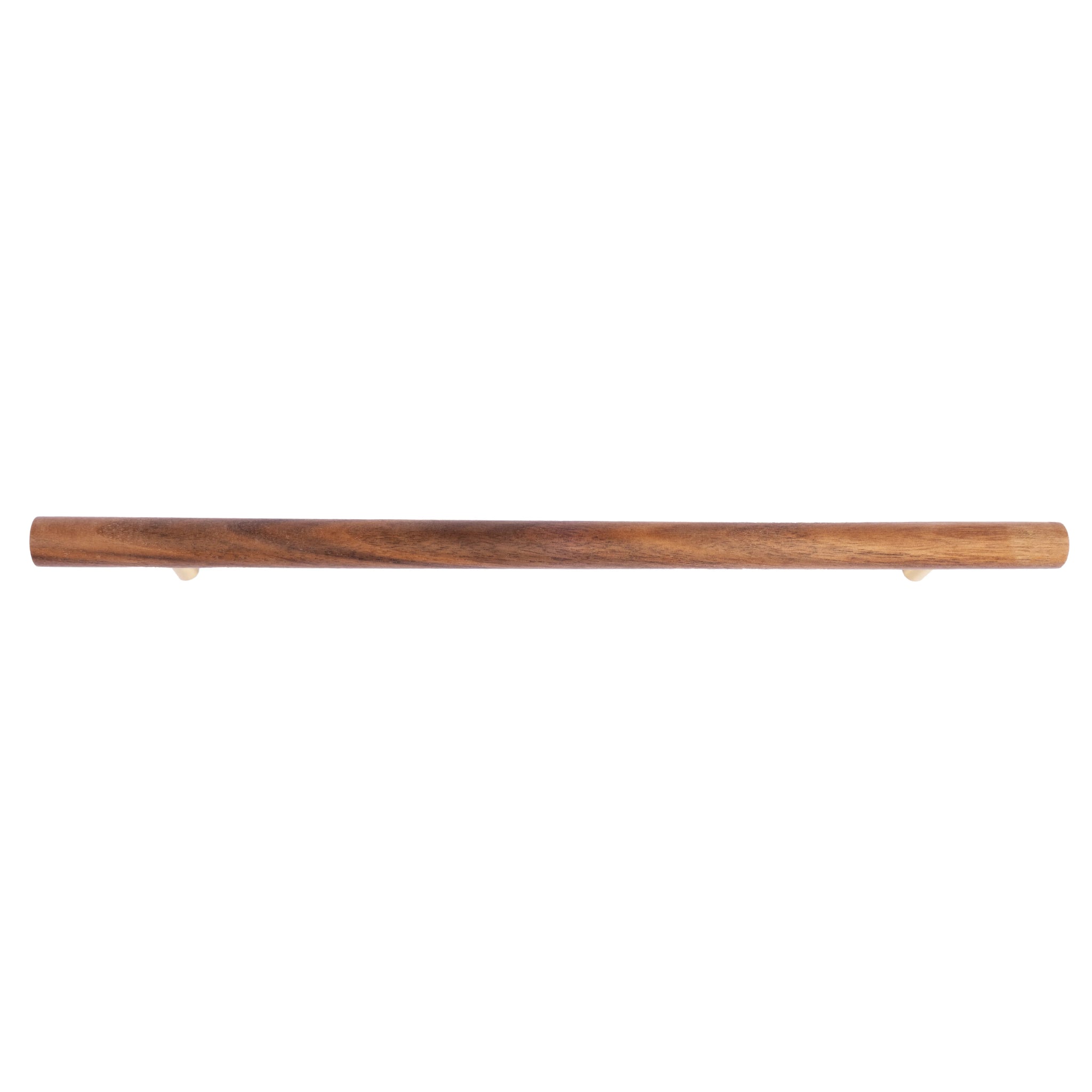 Tudor Handle W-0007 in walnut & brass, sizes 70–392mm, for main doors, wardrobes, cabinets, furniture & almirahs—by Mantara.