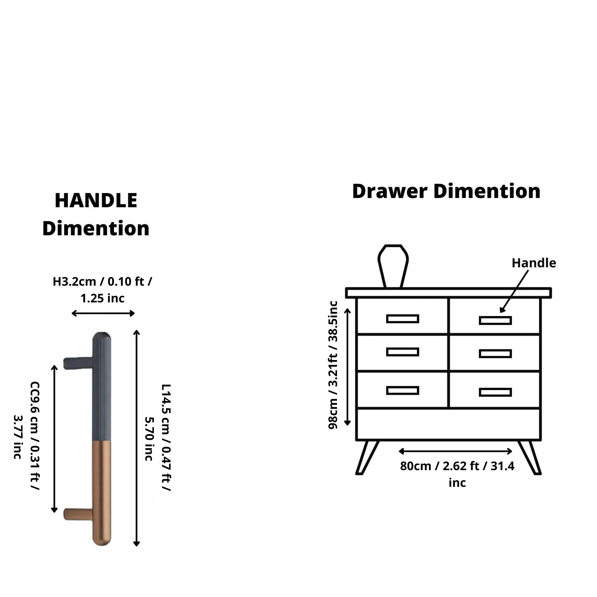 The Mantara AL-0003 Urbane Bar Handle is a modern aluminum alloy handle in brown, perfect for doors and wardrobes.