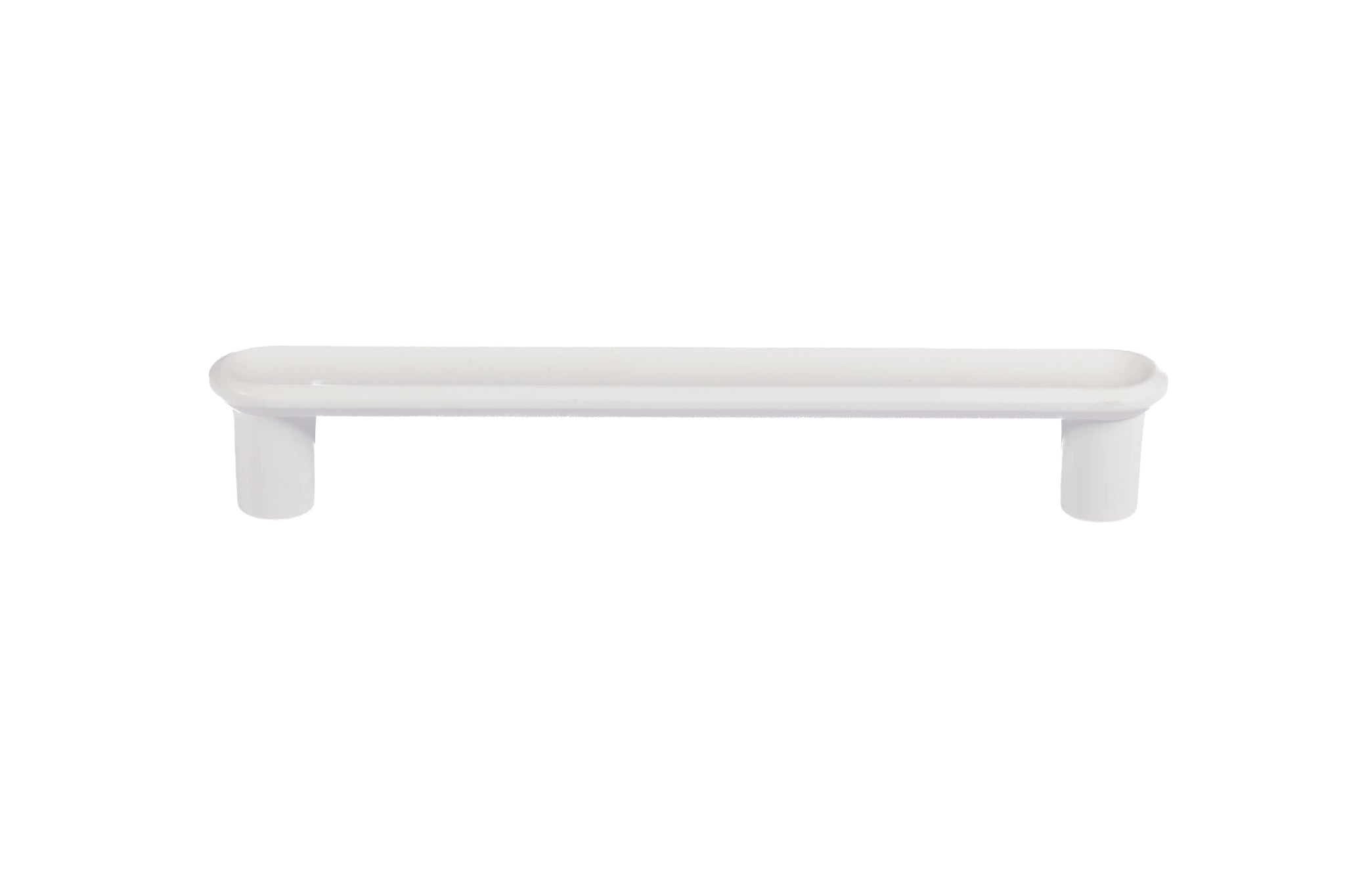 Mantara Valence Handle Z-0029 is a modern zinc alloy handle in brushed white finish, ideal for kitchen drawers, dresser drawers.