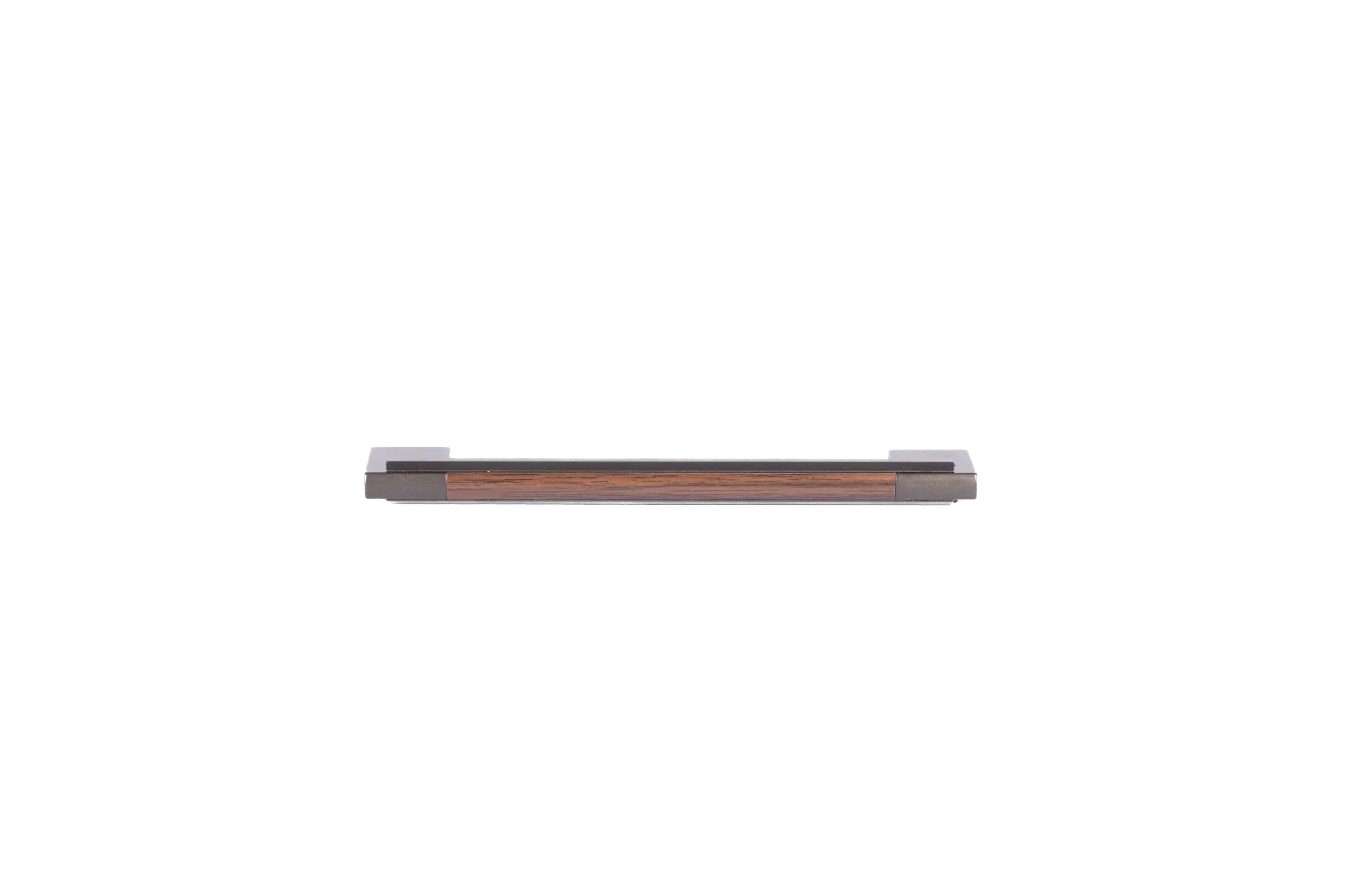 Mantara Velora Handle Z-0038 is a modern zinc handle in brushed black finish, ideal for kitchen and dresser drawers.