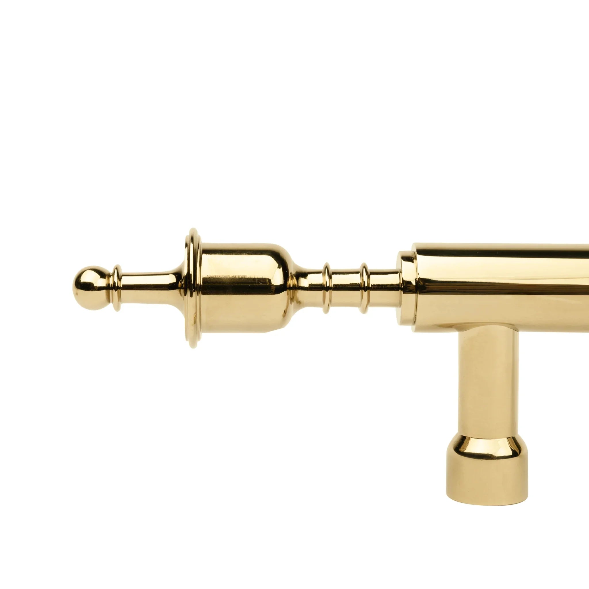Victoria Handle B-0070 polished brass furniture handle, sizes 172mm 203mm 235mm 332mm 432mm, gold and silver, ideal for doors, cabinets & wardrobes by Mantara
