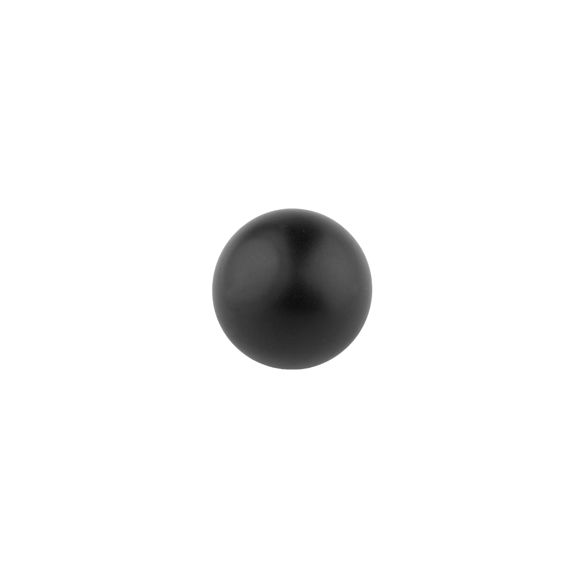 Zenith knob B-0001, black brass, Dia20mm, brushed finish, for dressers & furniture by Mantara