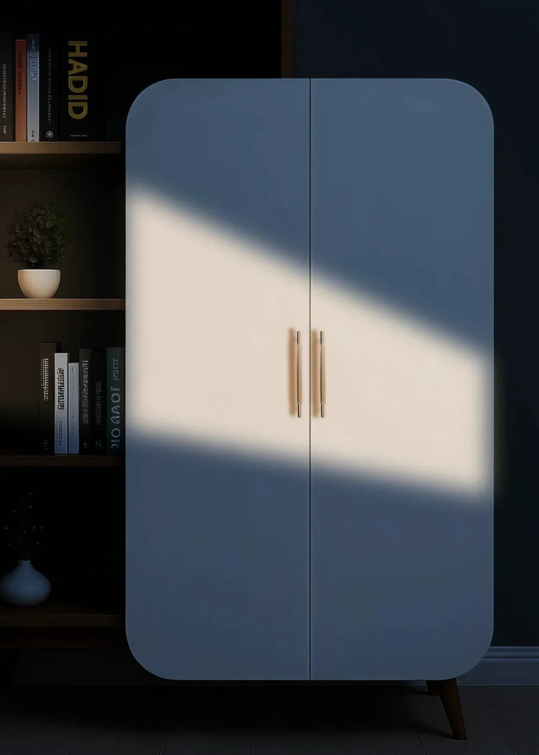 The Mantara AL-0020 Zorel Handle is a modern aluminum alloy handle in gold with a brushed finish, ideal for drawers and cabinets.