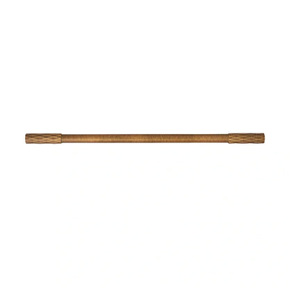The Mantara B-0130 Ferra Handle is a modern brass handle in bronze finish, perfect for kitchen drawers, cabinets, and furniture.