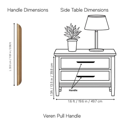 Veren Pull Handle Pack of 1 (Made-to-order Only)