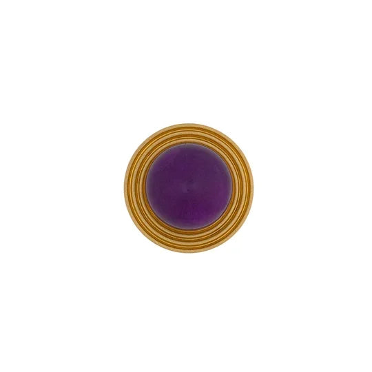 Buy kitchen cabinet knob-Modern crystal cabinet knob in purple for kitchen drawers and furniture by Mantara