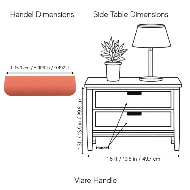 Viare Handle Pack of 1 (Made-to-order Only)