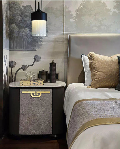 Mantara Cornice Handle B-0084 is a traditional brass handle in brushed gold, ideal for doors, drawers, and wardrobes.