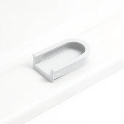 Norvia Handle AL-0026 aluminium alloy cabinet handle, brushed finish, sizes 64mm 110mm, black white green brown beige grey, for drawers &amp; wardrobes by Mantara