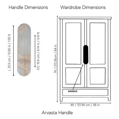 Arvasta Handle Pack of 1 (Made-to-order Only)