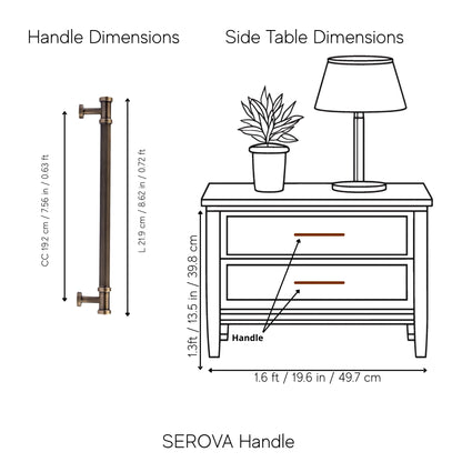 Serova Handle Pack of 1 (Made-to-order Only)