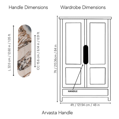 Arvasta Handle Pack of 1 (Made-to-order Only)