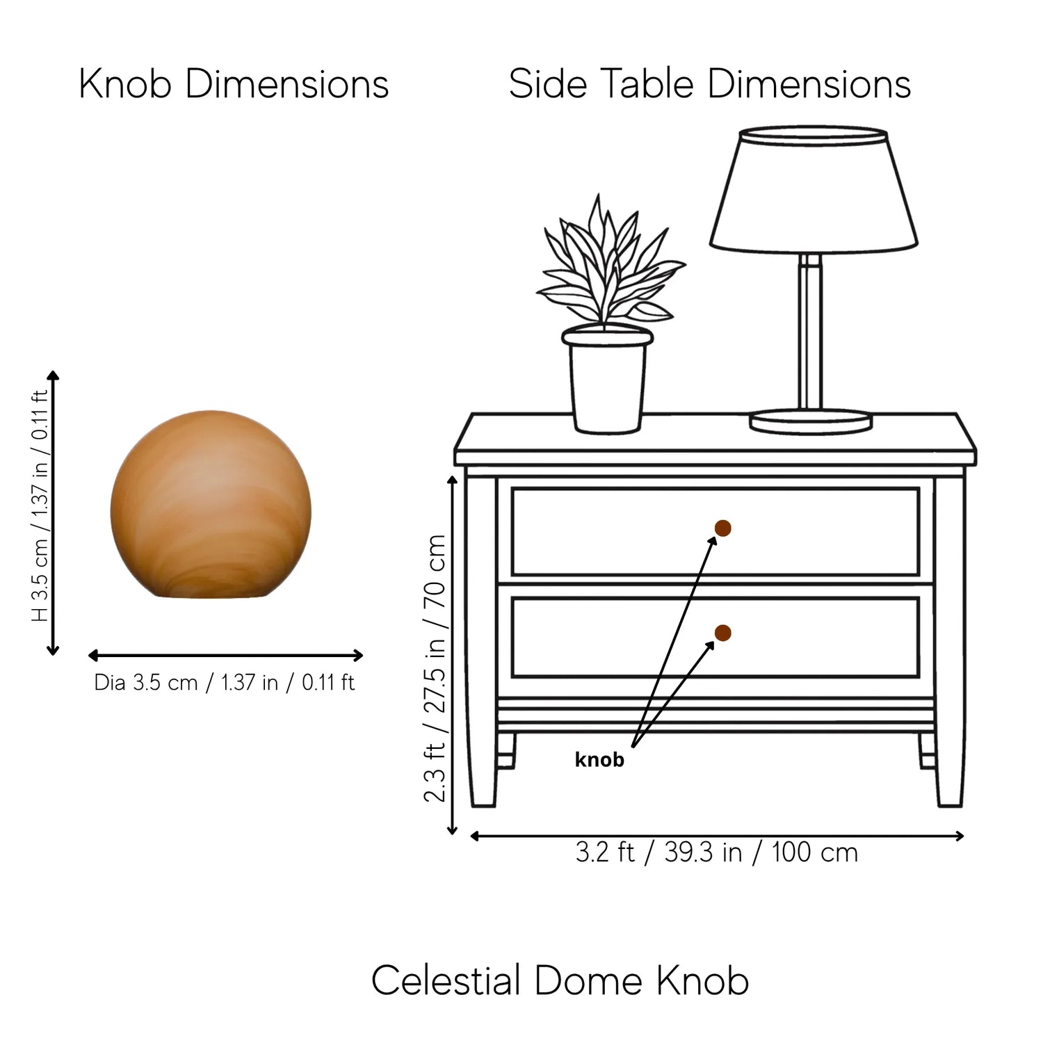 Mantara Celestial Dome Knob W-0022 is a modern wooden knob in  cherry finish, ideal for drawers, cabinets, and kitchen use.