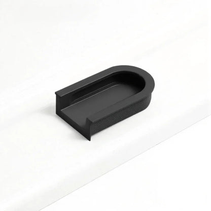 Norvia Handle AL-0026 aluminium alloy cabinet handle, brushed finish, sizes 64mm 110mm, black white green brown beige grey, for drawers &amp; wardrobes by Mantara