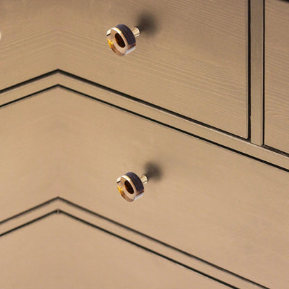 Decorative drawer knob, crystal + brass, champagne &amp; brass, Mantara, Twilight Crystal Knob, A-0002 - buy knobs, drawer knobs.