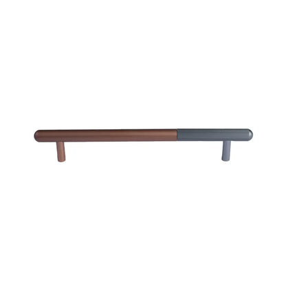 The Mantara AL-0003 Urbane Bar Handle is a modern aluminum alloy handle in black, perfect for doors and wardrobes.