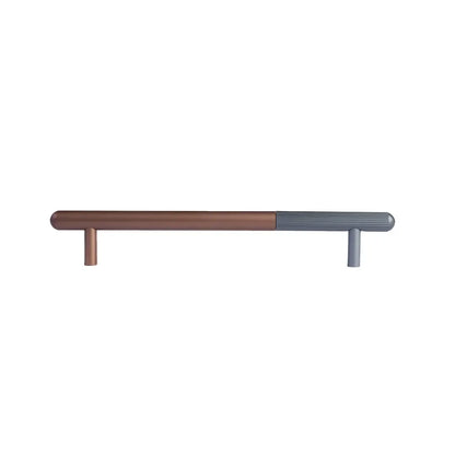 The Mantara AL-0003 Urbane Bar Handle is a modern aluminum alloy handle in black, perfect for doors and wardrobes.
