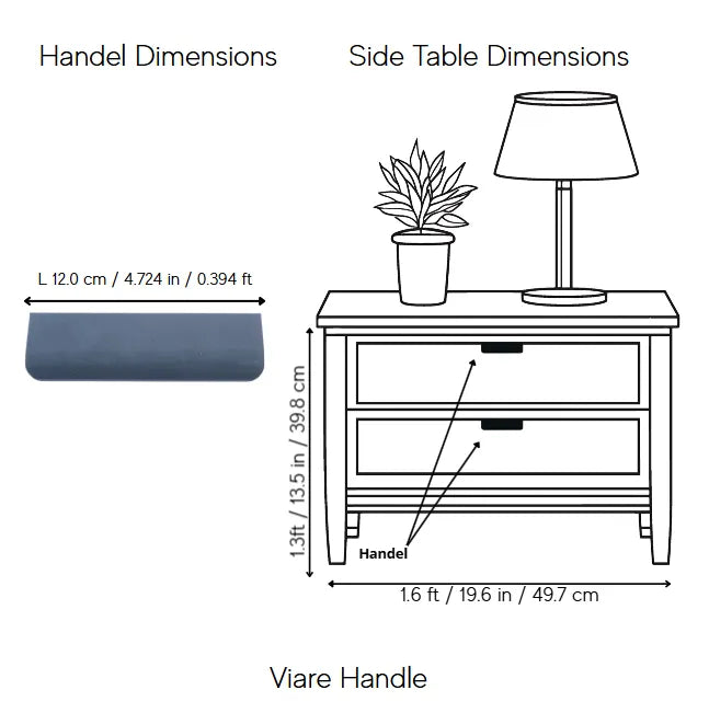 Viare Handle Pack of 1 (Made-to-order Only)
