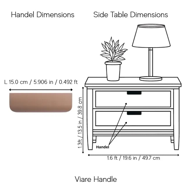 Viare Handle Pack of 1 (Made-to-order Only)