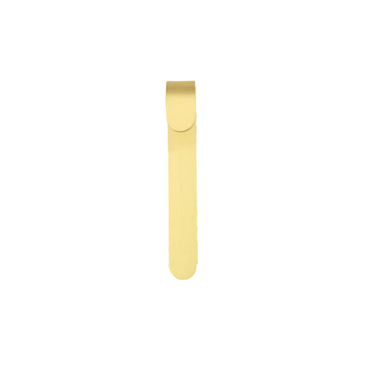 Mantara Aria Hook B-0090 is a modern brushed brass wall hook in gold, ideal for bedrooms, bathrooms, and living spaces.