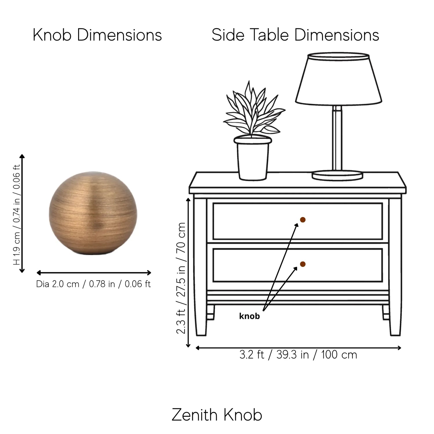 Zenith Knob