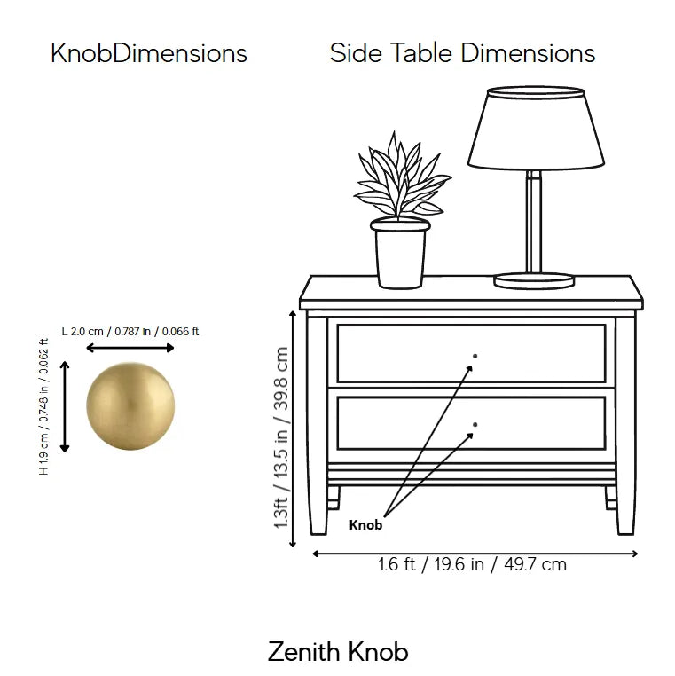 Zenith Knob
