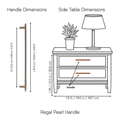 Regal Pearl Knob and handle