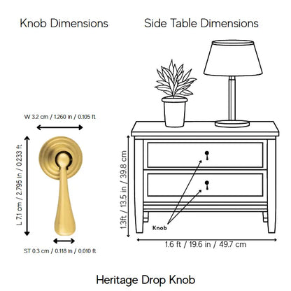 Heritage Drop Knob