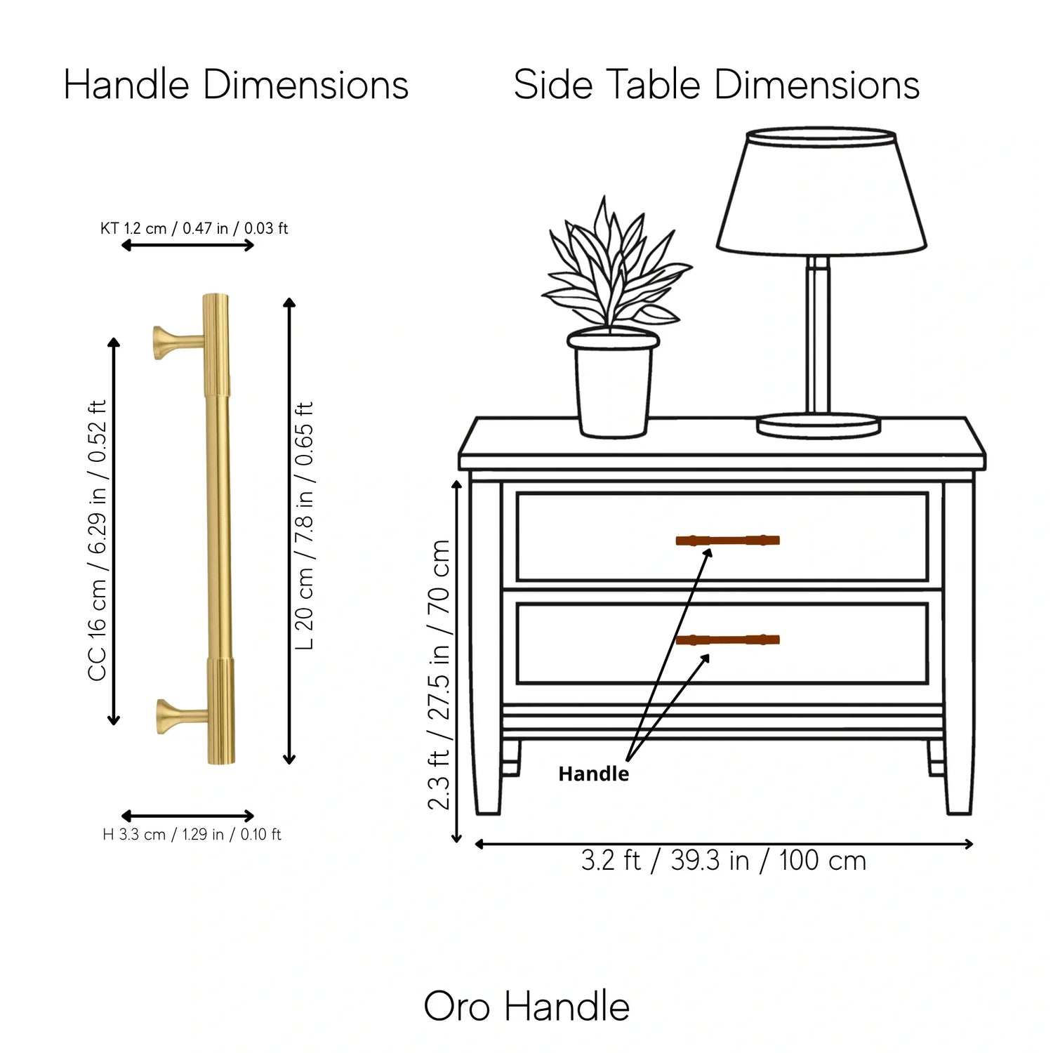 Oro Handle and Knob