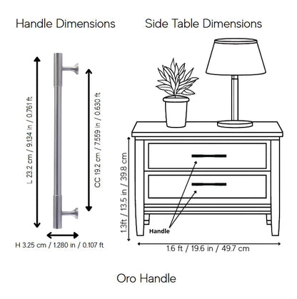 Oro Handle and Knob