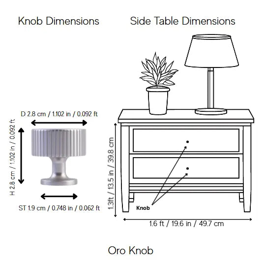 Oro Handle and Knob