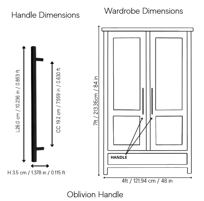Oblivion T-bar  Handle