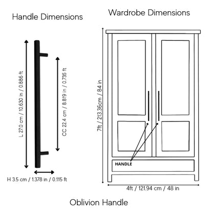 Oblivion T-bar  Handle